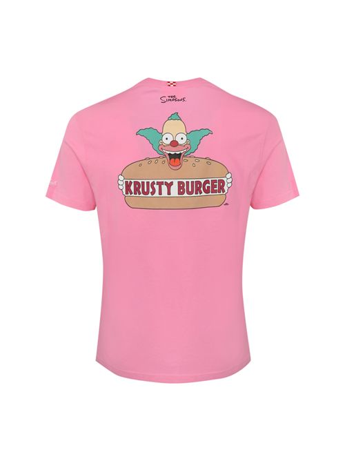 T-shirt con stampa Simpson Krusty Burger Mc2 Saint Barth | TSHIRT MAN02621H KRUSTY BURGER 23